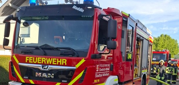 Zimmerbrand in Winkel