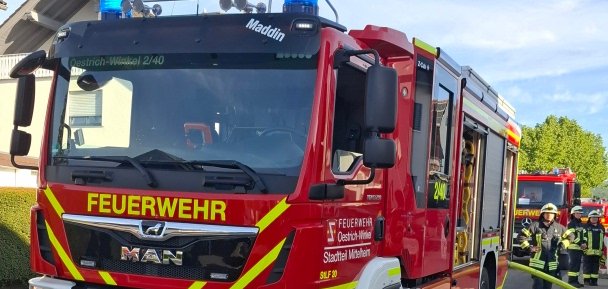 Zimmerbrand in Winkel