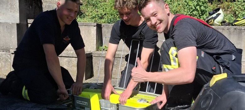 Vegetationsbrandübung