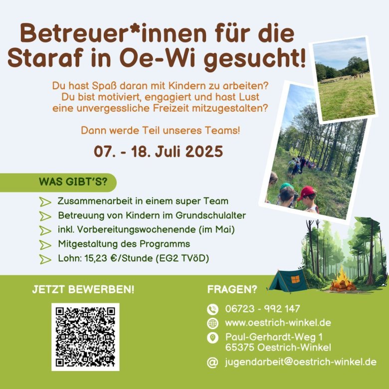 Gruppis für die Staraf gesucht - 1