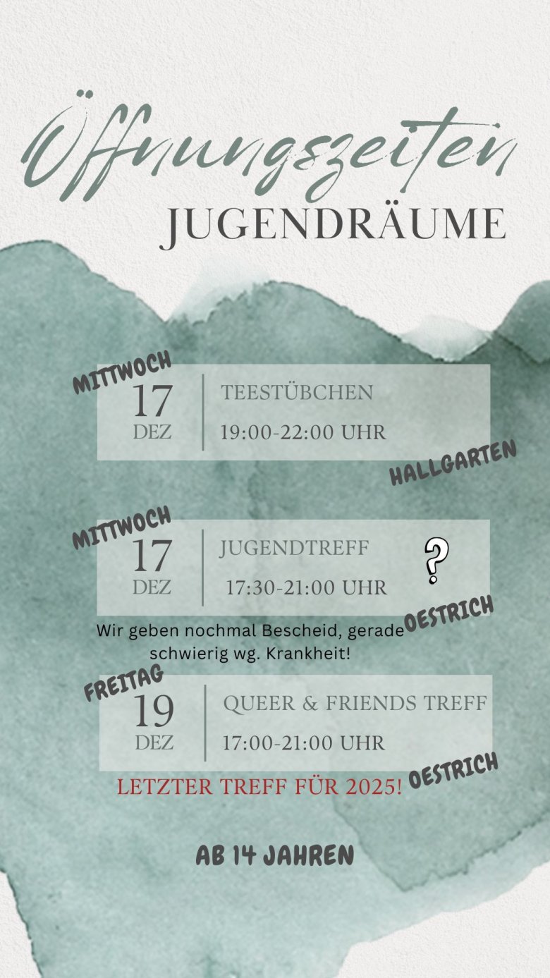Jugendtreff Instagram Story - 2