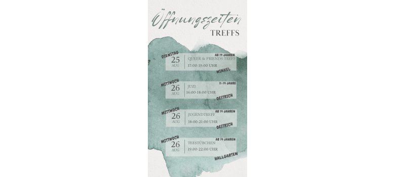 Treff Öffnungszeiten - 5