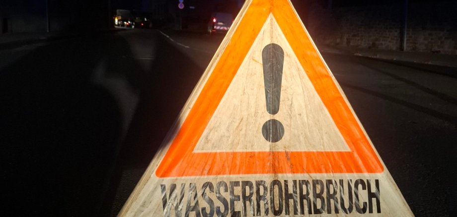 Wasserrohrbruch
